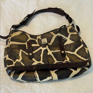 Giraffe Print Women Bag Dooney and Bourke